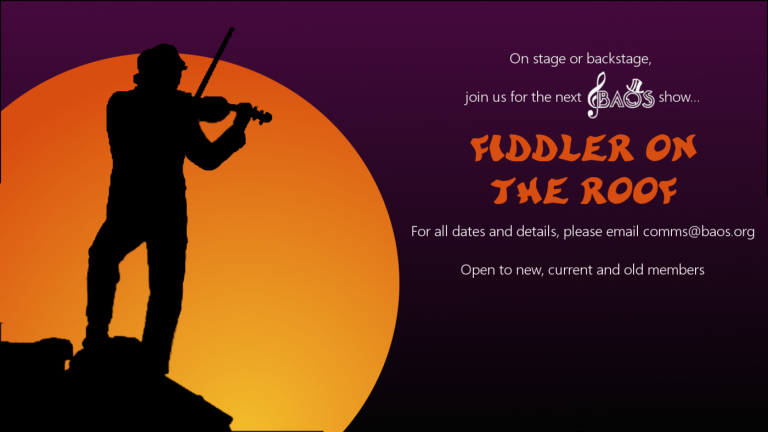 Read more about the article Fiddler On The Roof – Auditions announced.